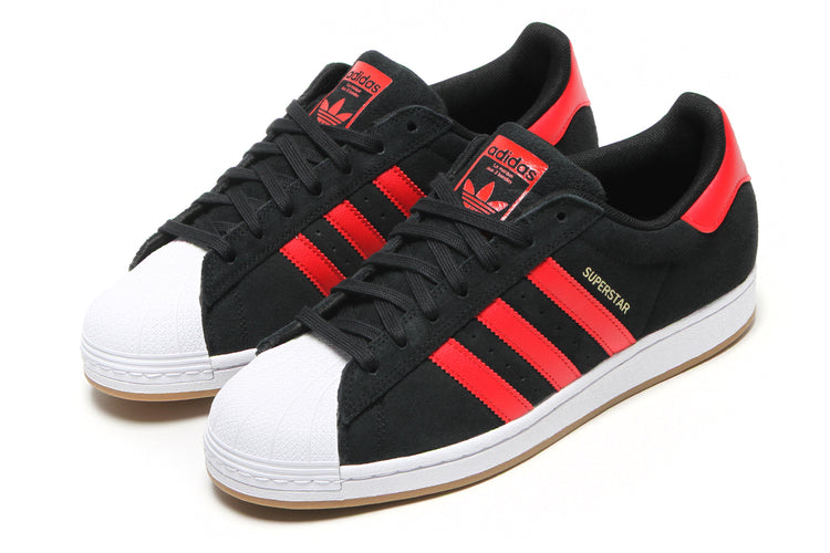 Adidas - Superstar ADV
Style # KI5731
Color : Core Black / Better Scarlet / Cloud White