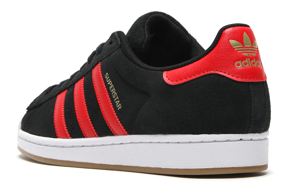 adidas Superstar ADV - Black/Better Scarlet 10.5 adidas Superstar ADV - Black/Better Scarlet 10.5