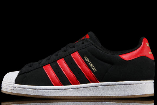 Adidas - Superstar ADV
Style # KI5731
Color : Core Black / Better Scarlet / Cloud White