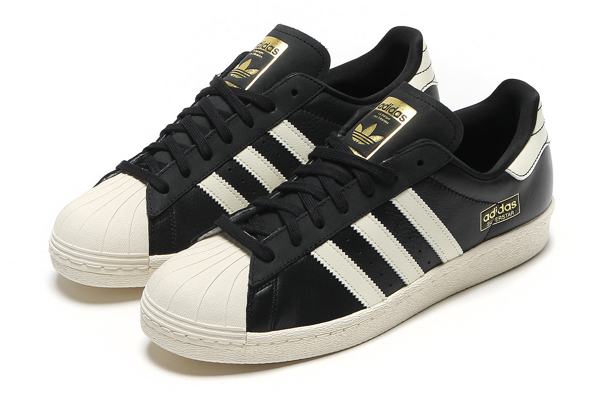 Adidas Skateboarding - Superstar 80 ADV
Style # KK5003
Color : Core Black / Cream White / Gold Metallic
