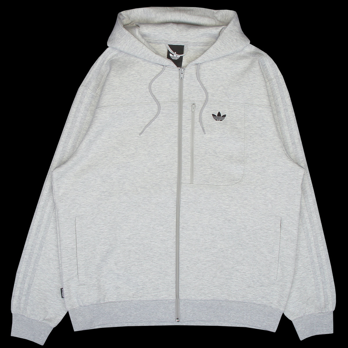 Adidas - Tech Fleece Jacket
Style # JX5436
Color : Light Grey Heather / Black