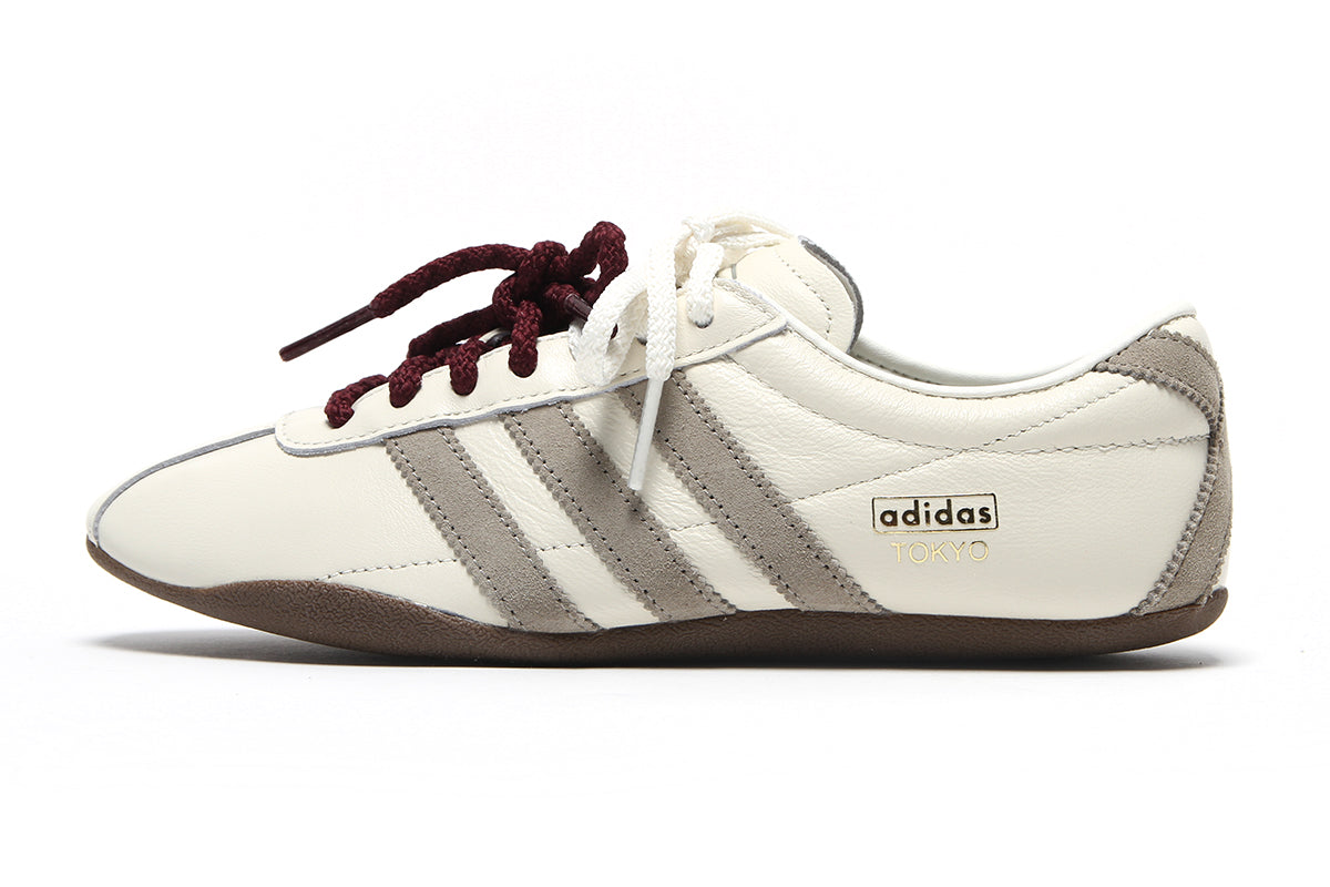 Adidas Originals - Tokyo
Style # KJ7542
Color : Off White / Silver Pebble / Gum