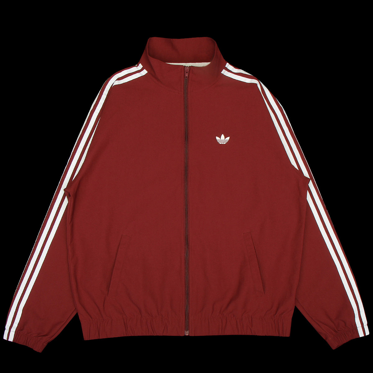 Adidas Skateboarding - Superfire Track Jacket
Style # KS4244
Color : Shadow Red / White