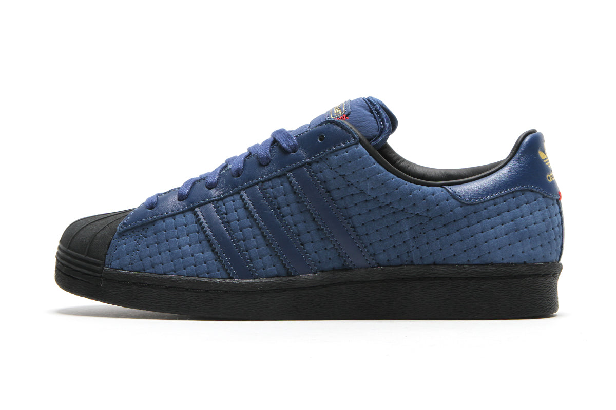 Adidas - Superstar x Arrow & Beast
Style # JS2594
Color : Night Marine / Core Black