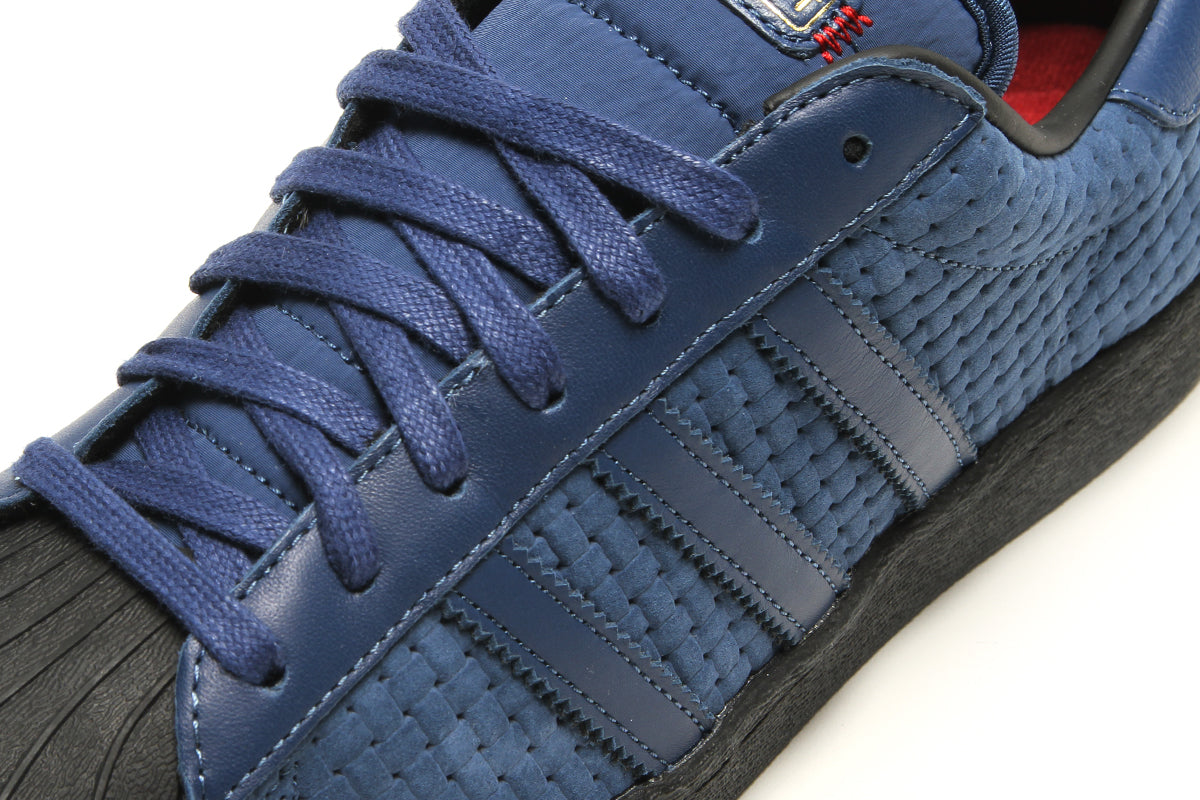 Adidas - Superstar x Arrow & Beast
Style # JS2594
Color : Night Marine / Core Black