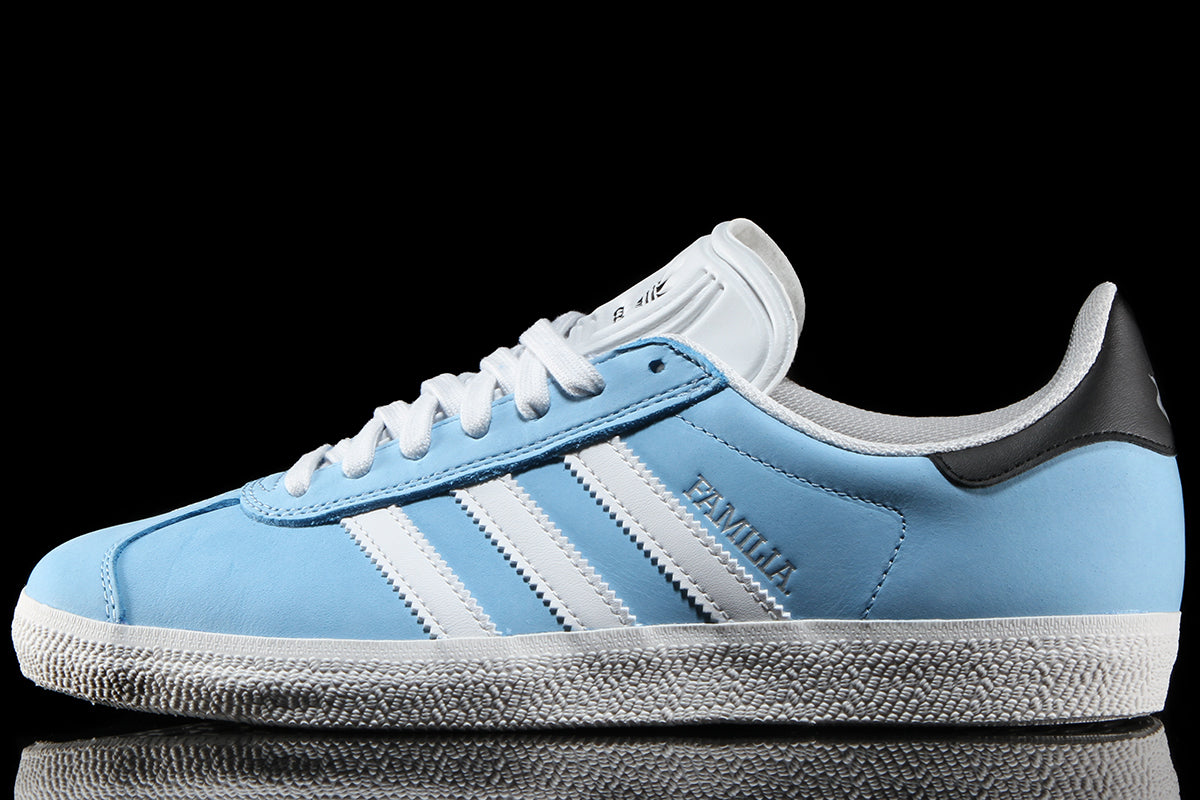 Adidas | Gazelle ADV x The MNUFC "Familia" Light Blue Crystal White Core Black