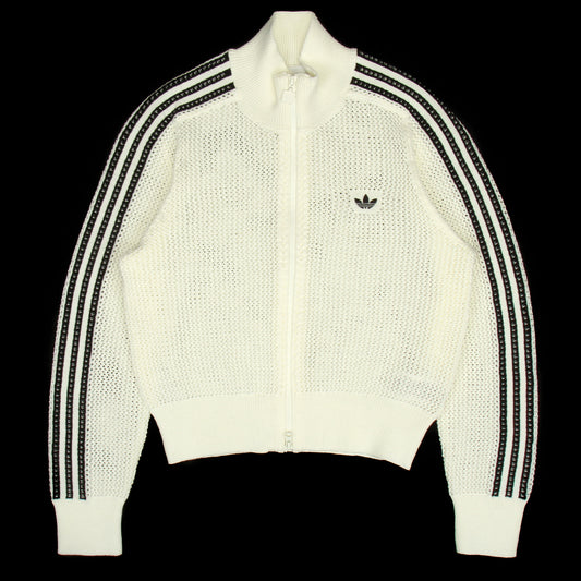 Adidas Originals - Women's Knitted Crochet Firebird Track Top
Style # KC6496
Color : Off White