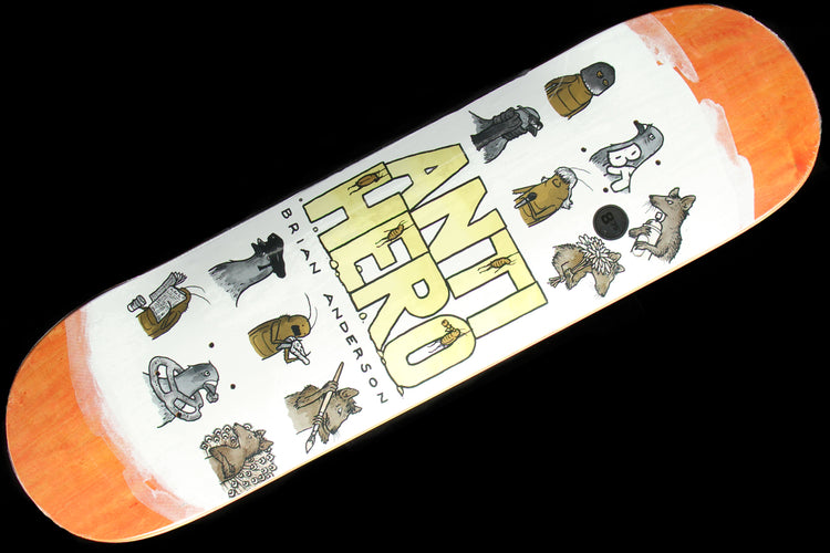 Anti-Hero BA Usual Suspect Orange Deck 8.75"