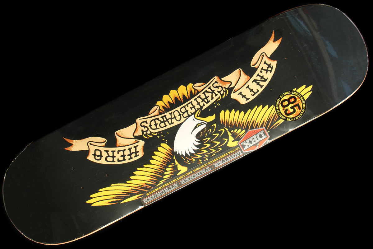 Anti Hero - DBX Eagle Deck
Color : Black
Width : 8.5"