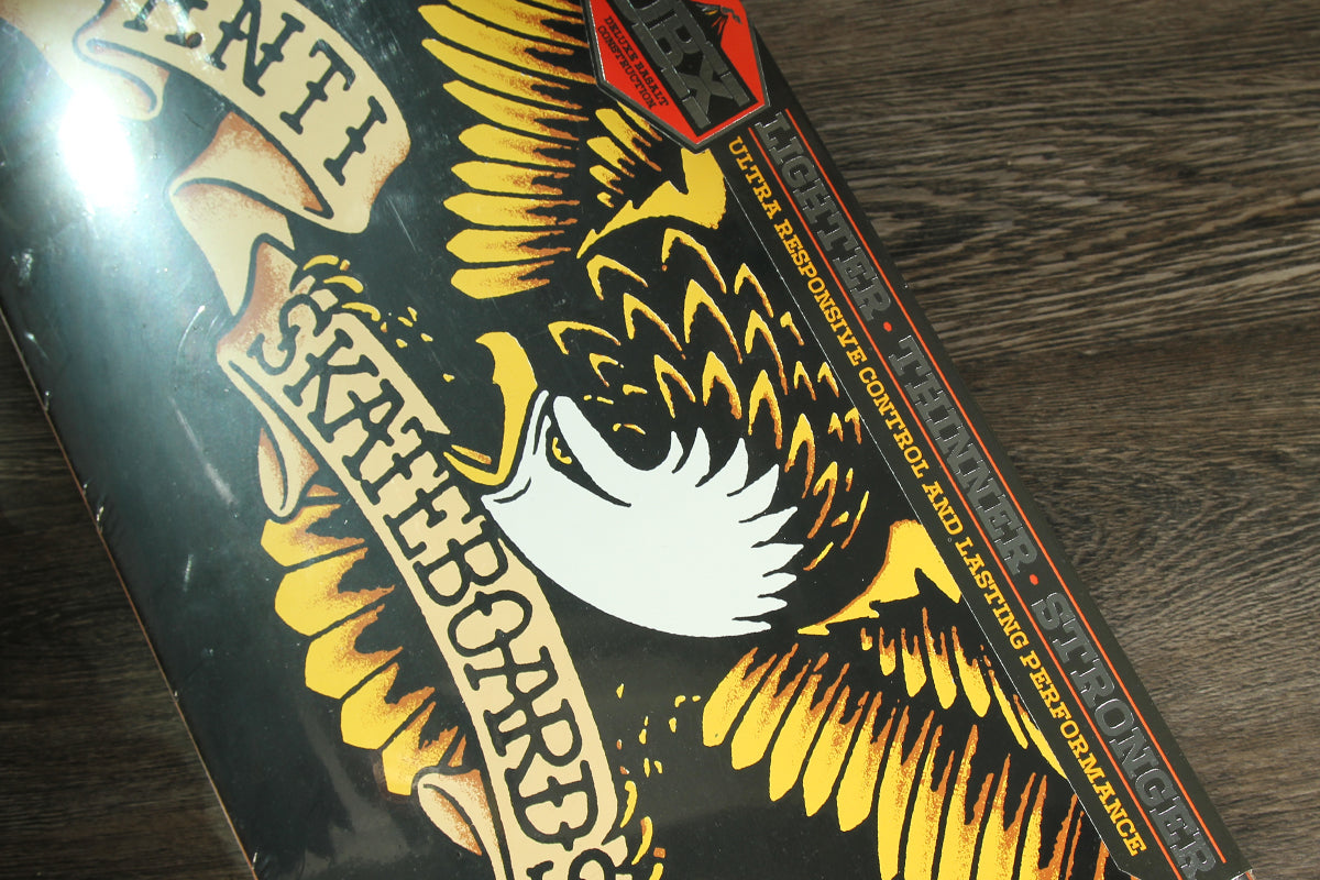 Anti Hero - DBX Eagle Deck
Color : Black
Width : 8.5"
