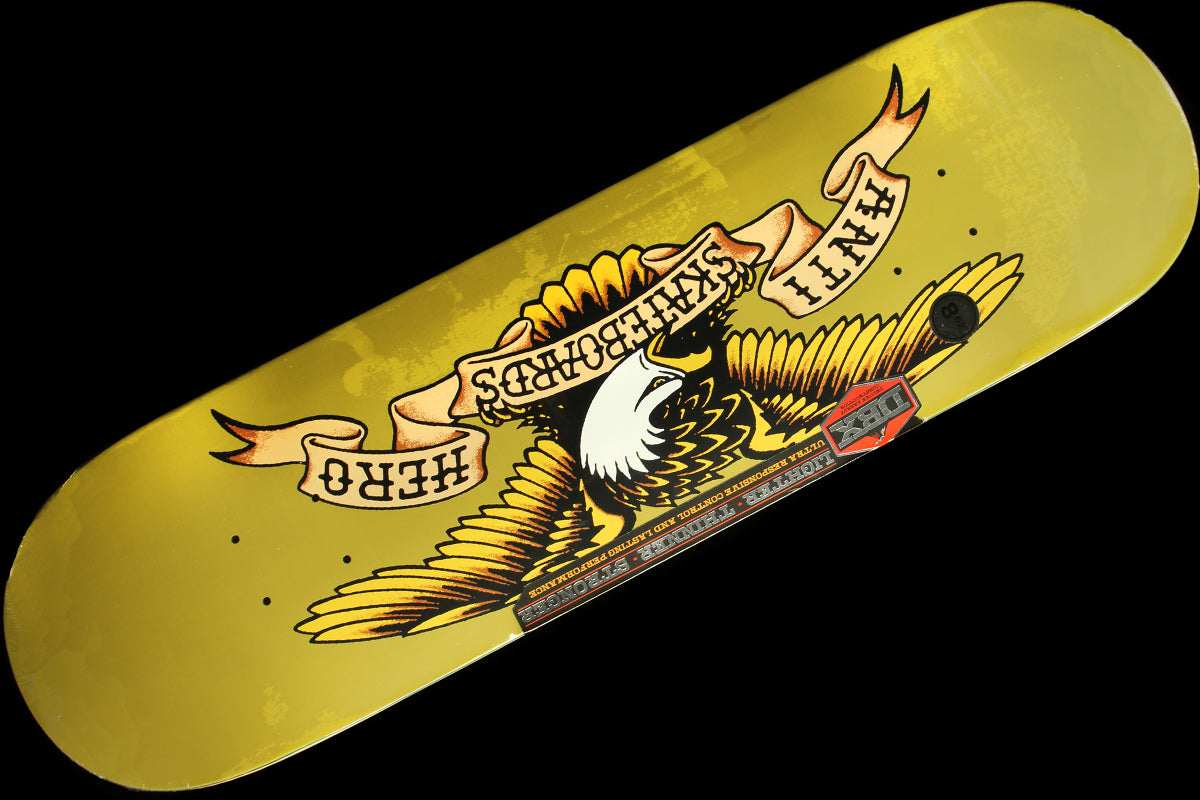 Anti Hero - DBX Eagle Deck
Color : Yellow
Width : 8.62"