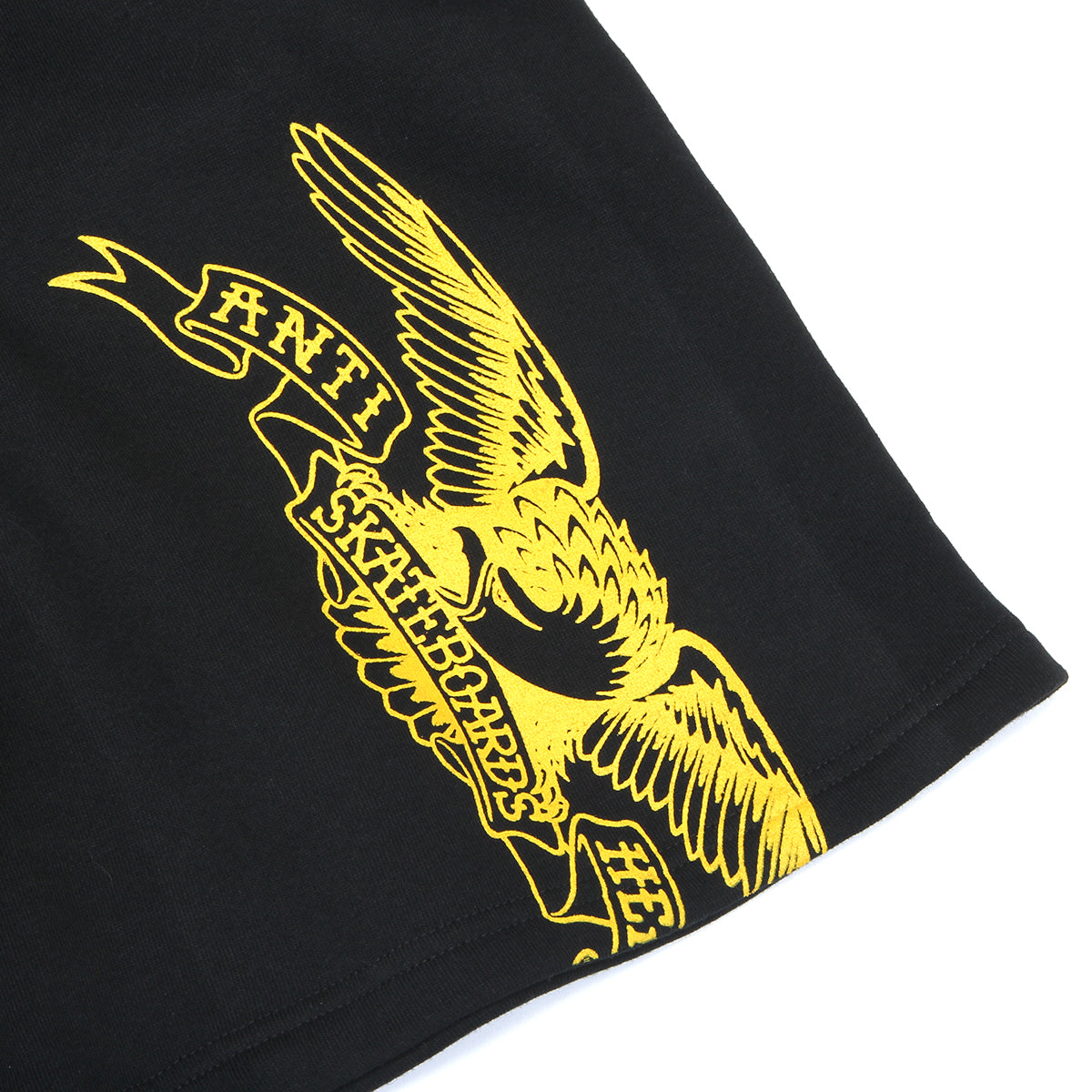 Anti Hero - Basic Eagle Shorts
Color : Black / Yellow