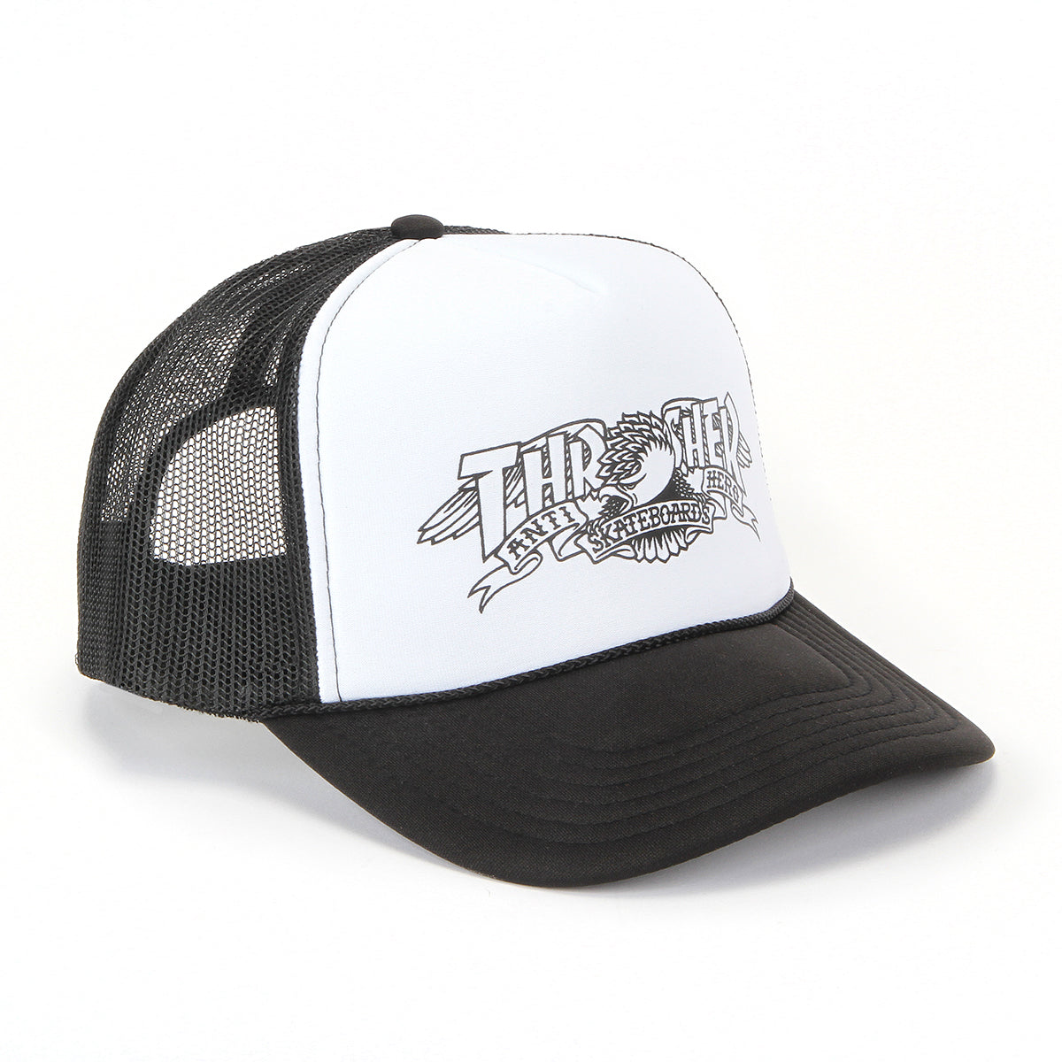 Thrasher x Anti Hero Mag Banner Trucker Hat – Premier