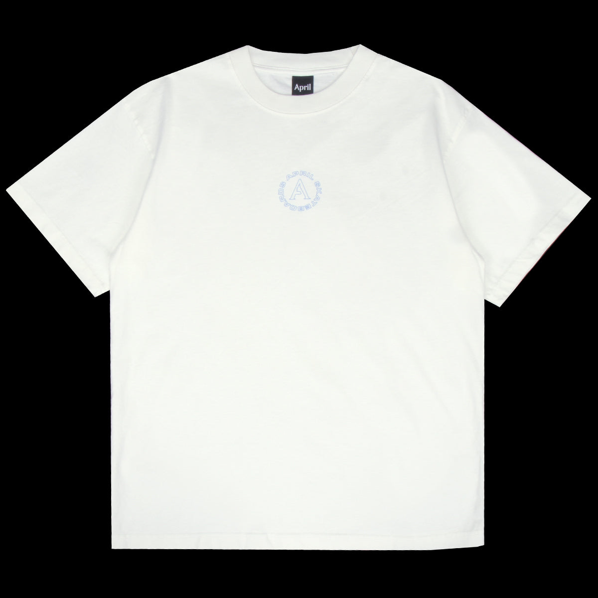 April | Full Circle T-Shirt White