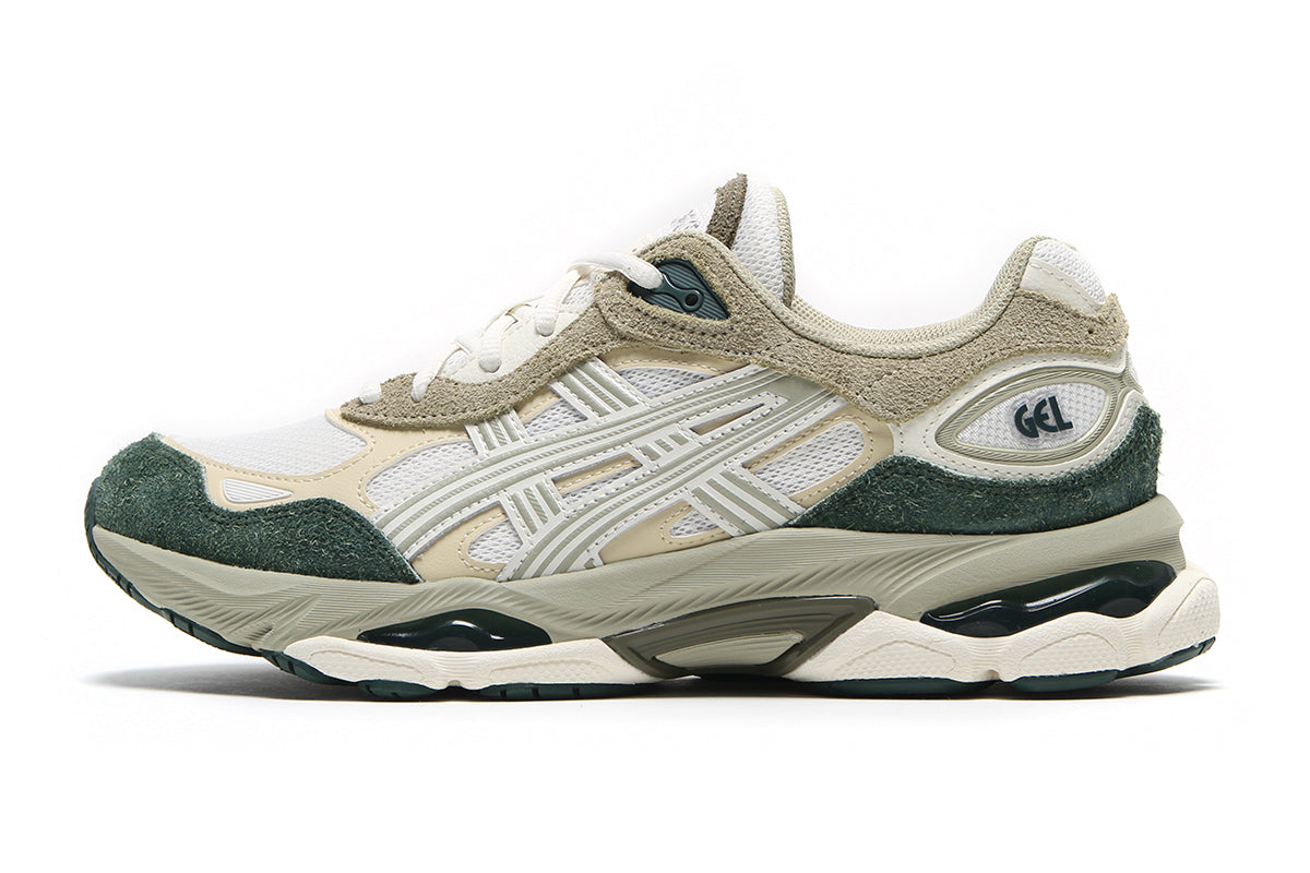 Asics - Gel-NYC 2.0
Style # 1203B079.100
Color : Cream / Dusty Fern