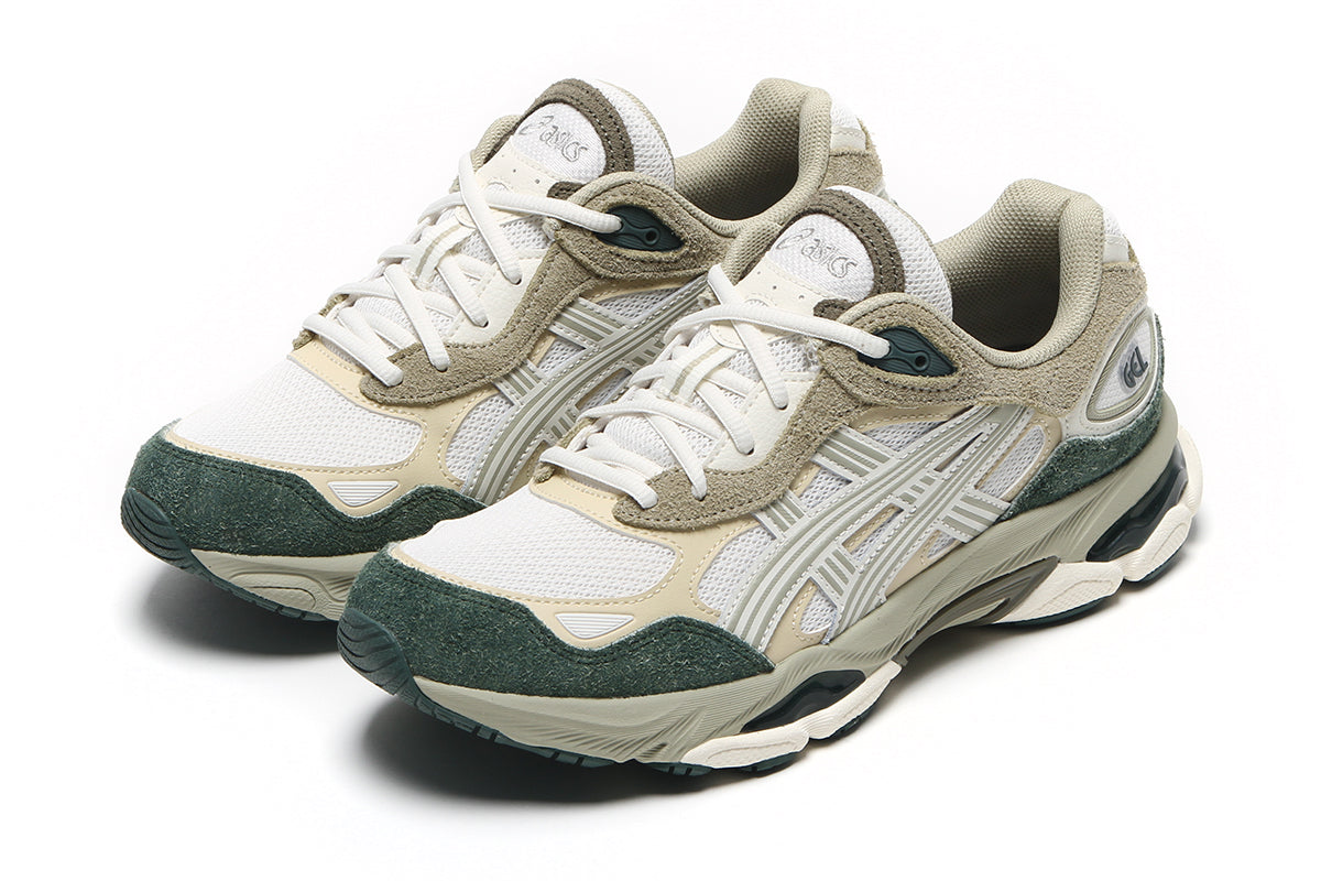 Asics - Gel-NYC 2.0
Style # 1203B079.100
Color : Cream / Dusty Fern