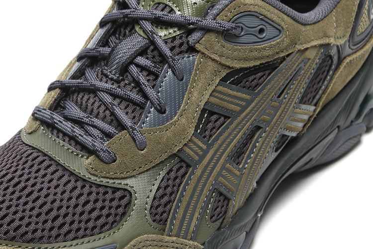 Asics - Gel-NYC 2.0
Style # 1203B080.021
Color : Graphite Grey / Loden Green