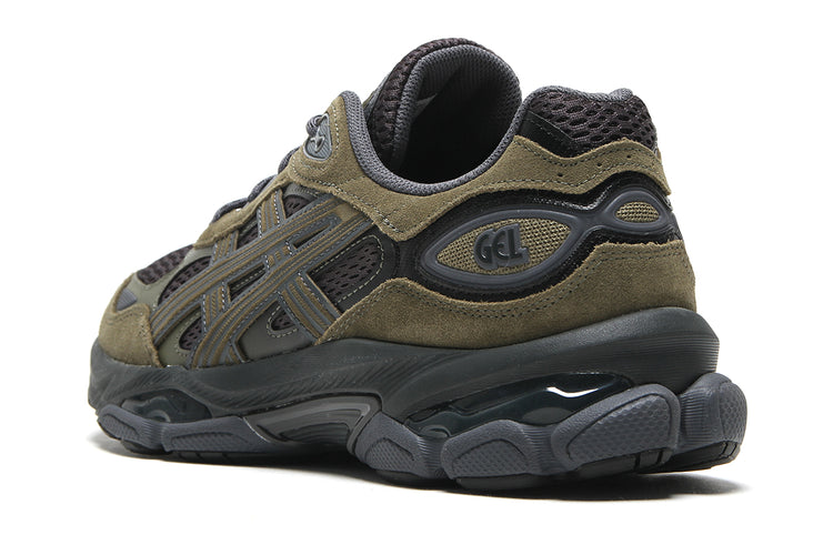 Asics - Gel-NYC 2.0
Style # 1203B080.021
Color : Graphite Grey / Loden Green