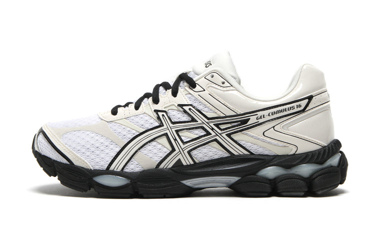 Asics - Gel-Cumulus 16
Style # 1203B071.100
Color : White / Cream / Black