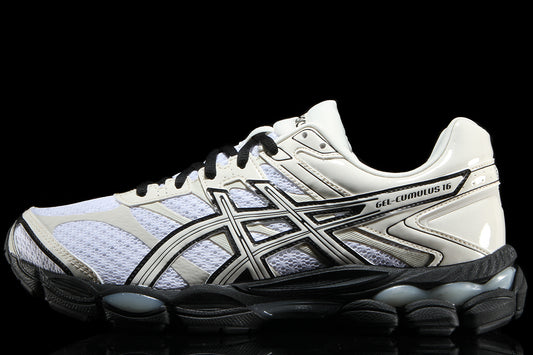 Asics - Gel-Cumulus 16
Style # 1203B071.100
Color : White / Cream / Black