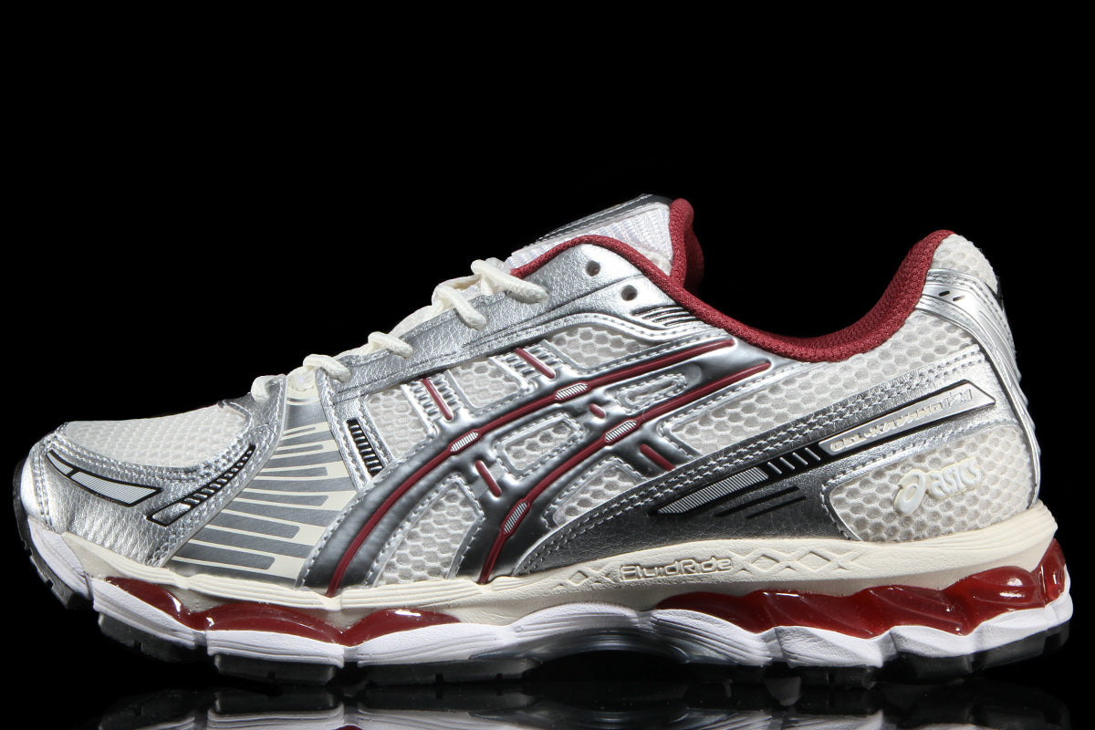 Asics - Gel-Kayano 12.1
Style # 1203A759.102
Color : Cream / Pure Silver