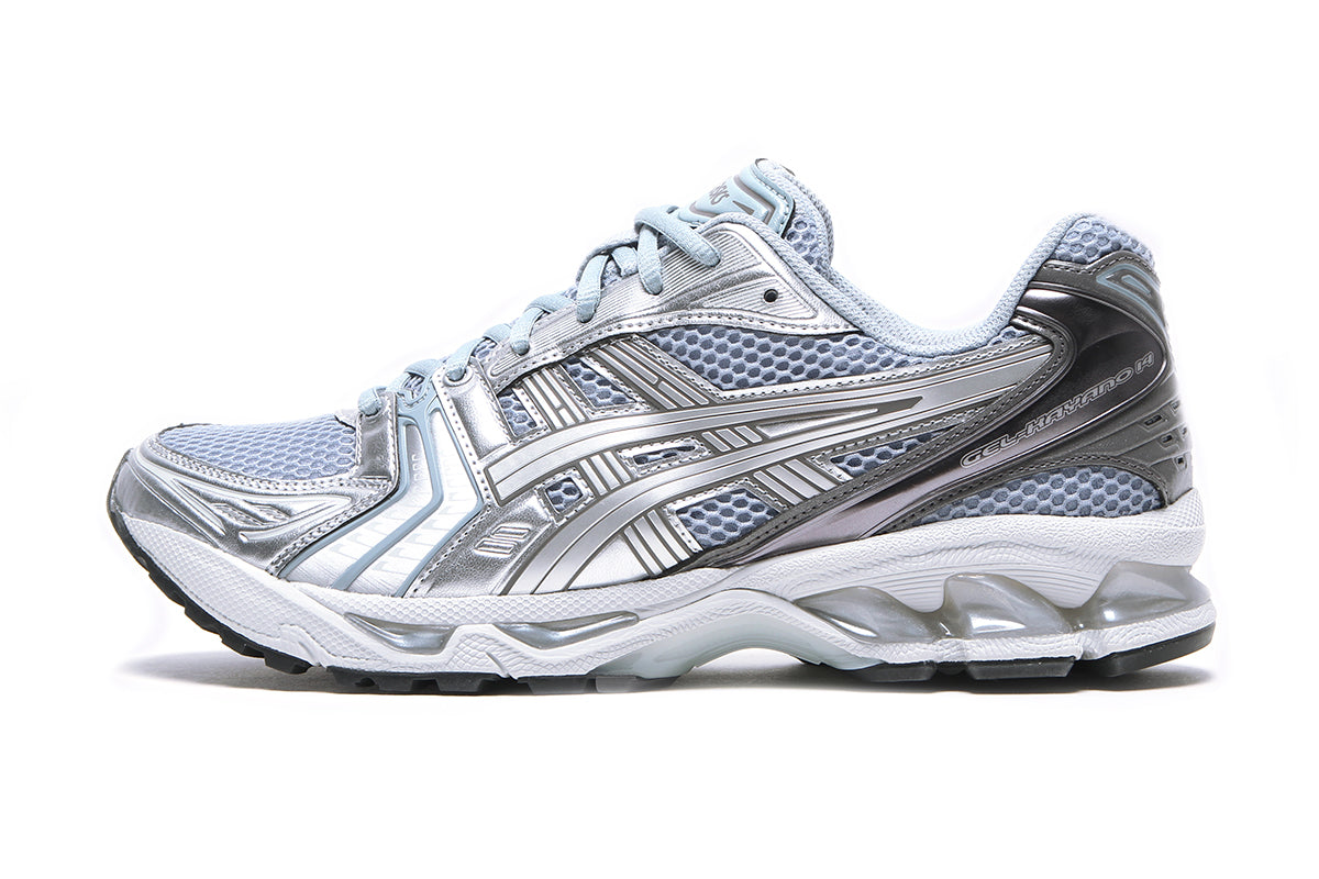 Asics - Gel-Kayano 14
Style # 1203A537.401
Color : Dolphin Grey / Pure Silver