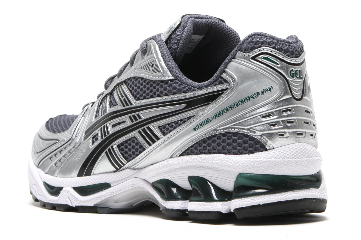 Asics - Gel-Kayano 14
Style # 1203A537.020
Color : Metropolis / Jasper Green
