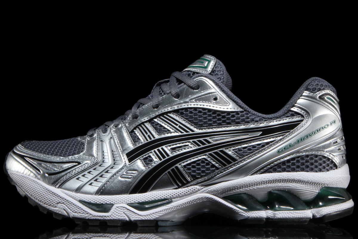 Asics - Gel-Kayano 14
Style # 1203A537.020
Color : Metropolis / Jasper Green