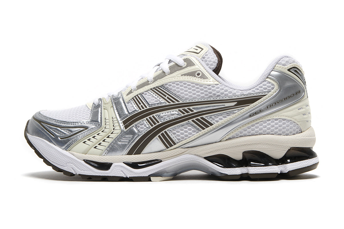 Asics - Gel-Kayano 14
Style # 1203A537.111
Color : White / Ivory