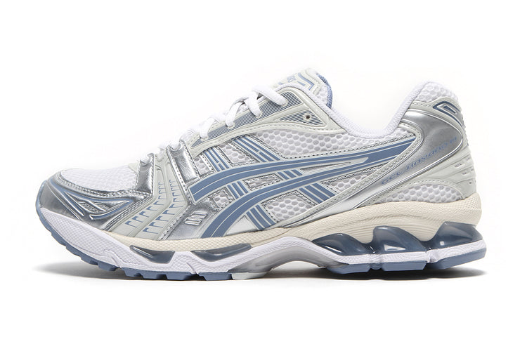 Asics - Gel-Kayano 14
Style # 1203A537.115
Color : White / Light Navy
