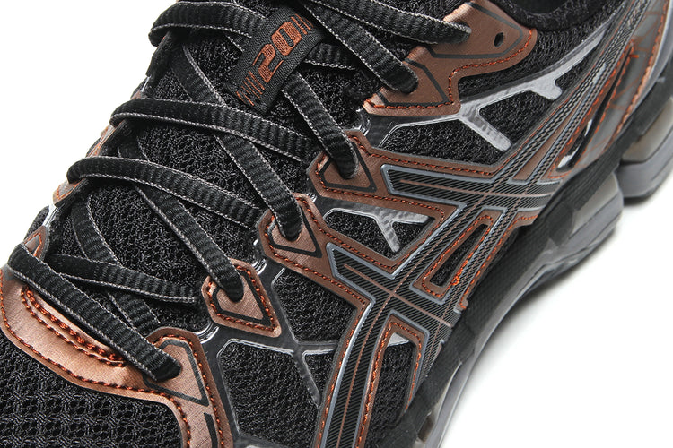 Asics - Gel-Kayano 20
Style # 1203A388.002
Color : Black / Reddish Brown
