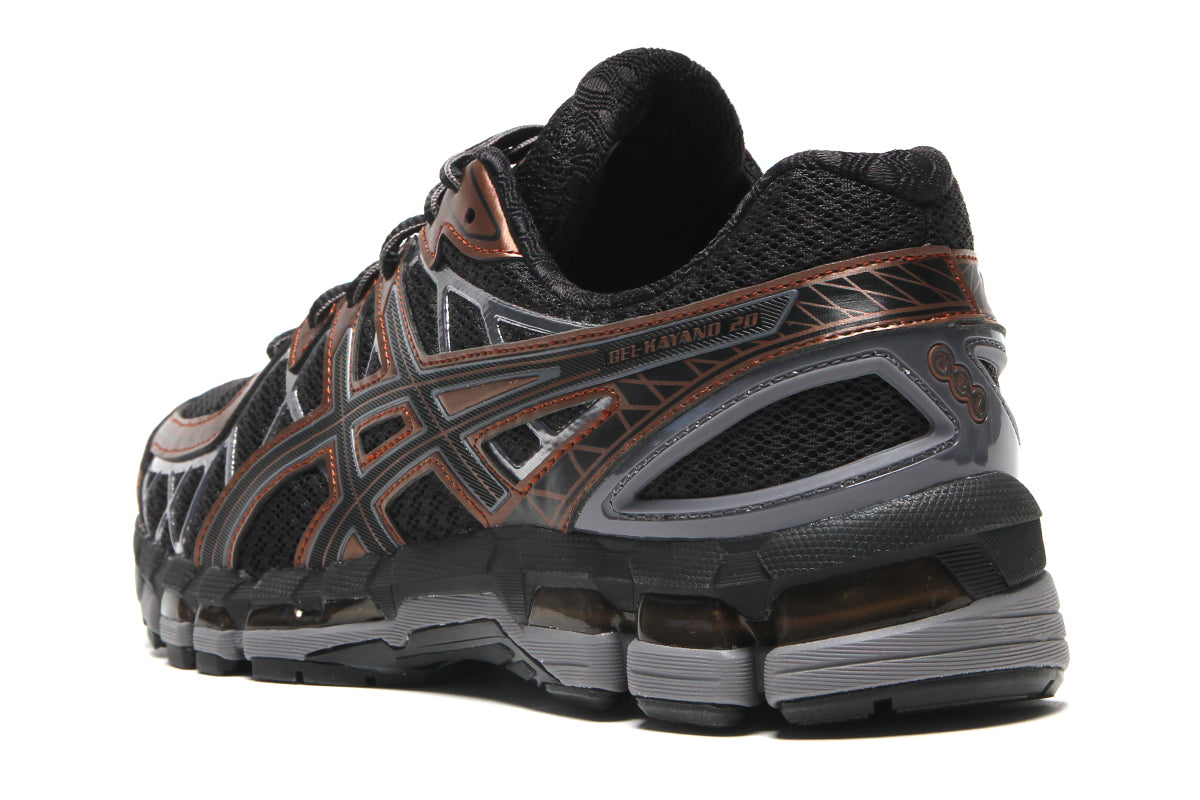 Asics - Gel-Kayano 20
Style # 1203A388.002
Color : Black / Reddish Brown