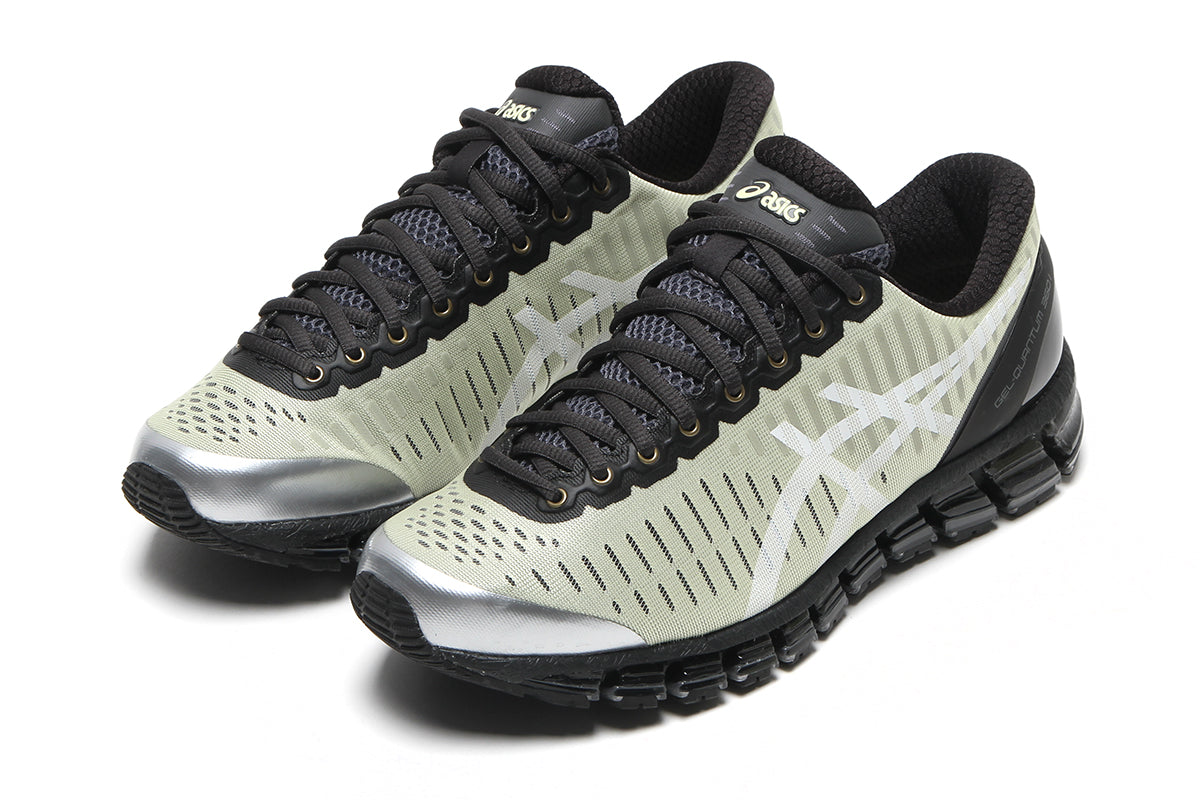 Asics - Gel-Quantum 360 I x Above The Clouds
Style # 1203A823.751
Color : Soft Yellow / Black