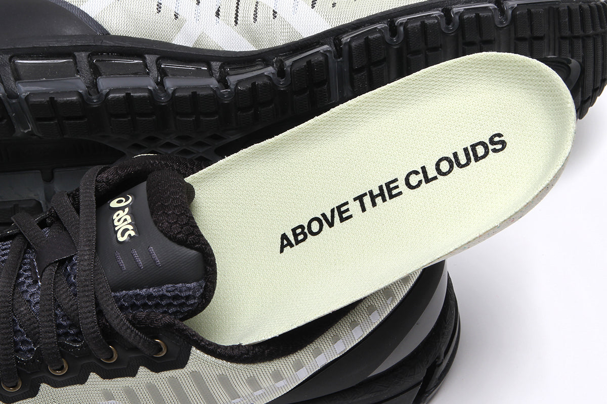 Asics - Gel-Quantum 360 I x Above The Clouds
Style # 1203A823.751
Color : Soft Yellow / Black