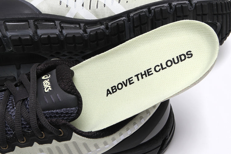 Asics - Gel-Quantum 360 I x Above The Clouds
Style # 1203A823.751
Color : Soft Yellow / Black