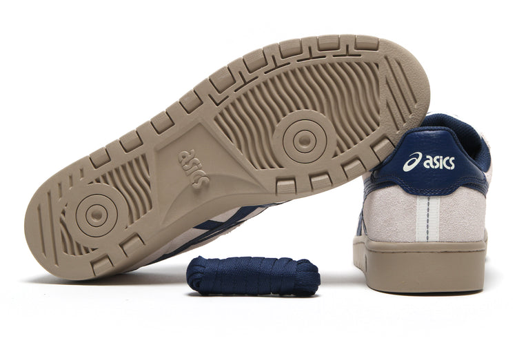 Asics Skateboarding - Japan Pro
Style # 1201A920.101
Color : Cream / Independence Blue