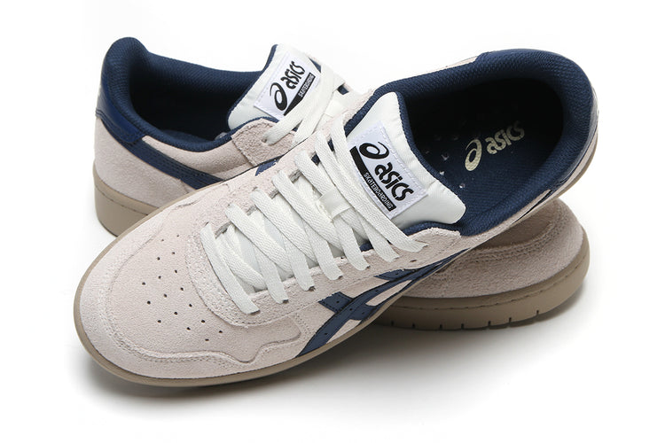 Asics Skateboarding - Japan Pro
Style # 1201A920.101
Color : Cream / Independence Blue