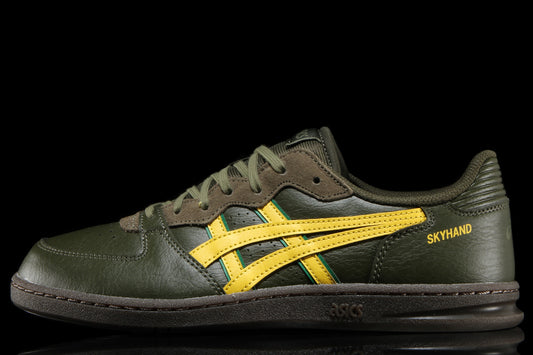 Asics - Skyhand OG
Style # 1203A451.301
Color : Olive Canvas / Tai Chi Yellow