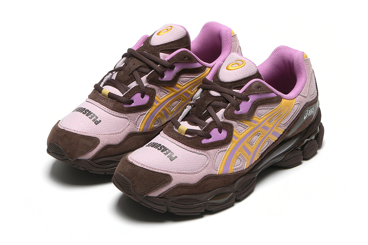 Asics | Gel-NYC x Pleasures
Style # 1203A622.700
Color : Rose / Lavender