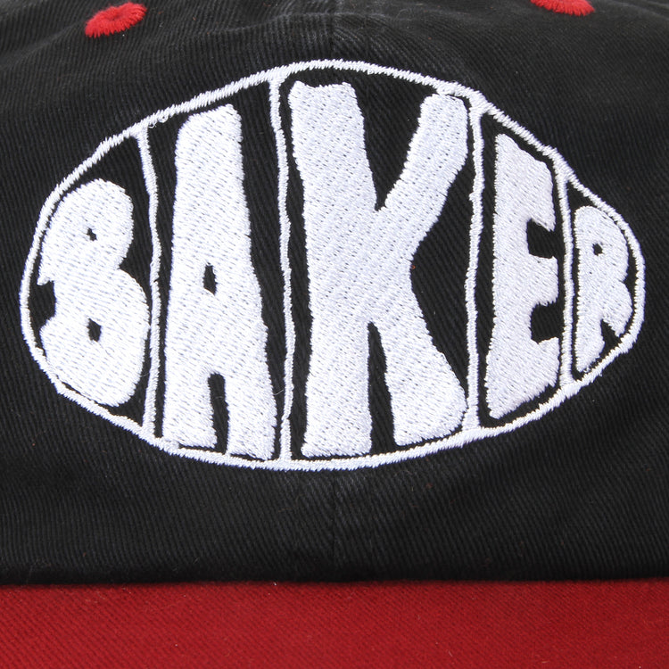 Baker - Sprayed Oval Hat
Color : Black / Red