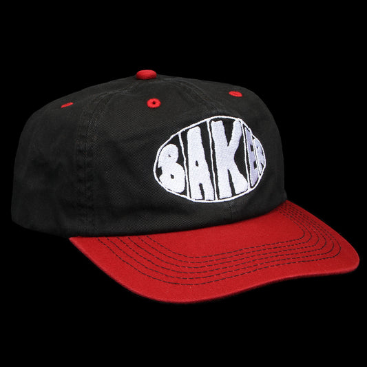 Baker - Sprayed Oval Hat
Color : Black / Red