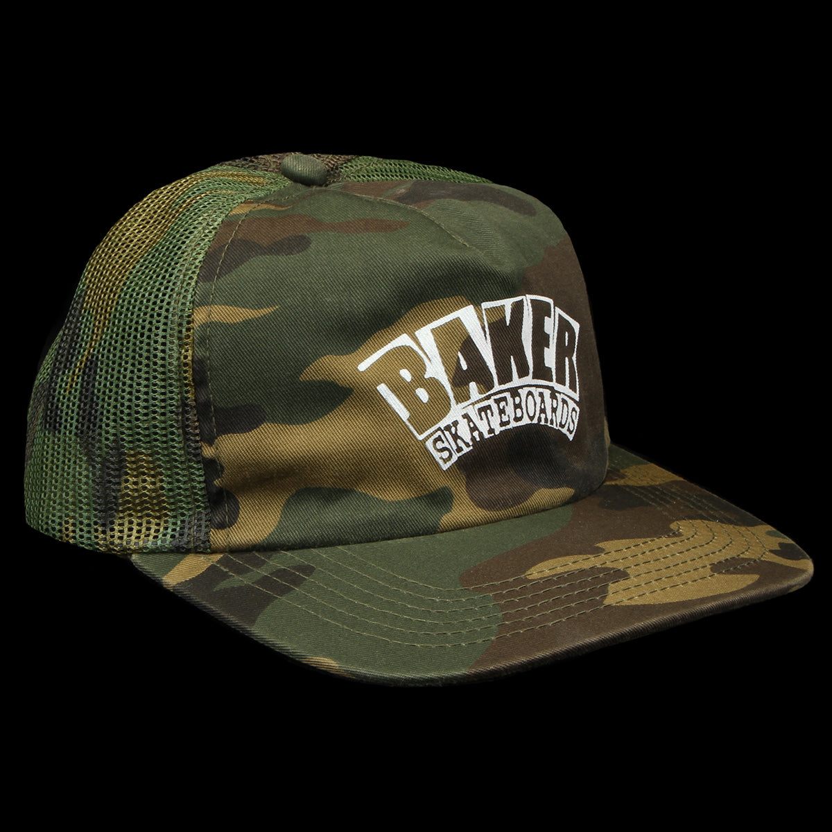 Baker - Arch Logo Trucker Hat
Color : Camo