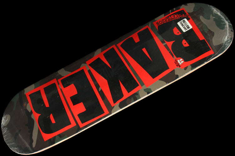 Baker - Brand Logo Camo Deck
Width : 8.25"