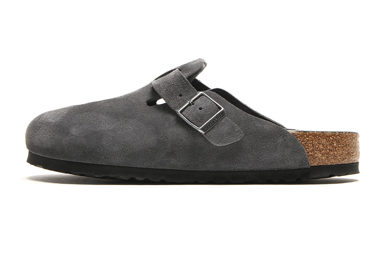 Birkenstock - Boston SFB
Style # 132080
Color : Charcoal