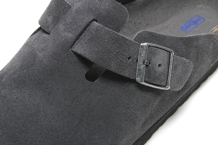 Birkenstock - Boston SFB
Style # 132080
Color : Charcoal