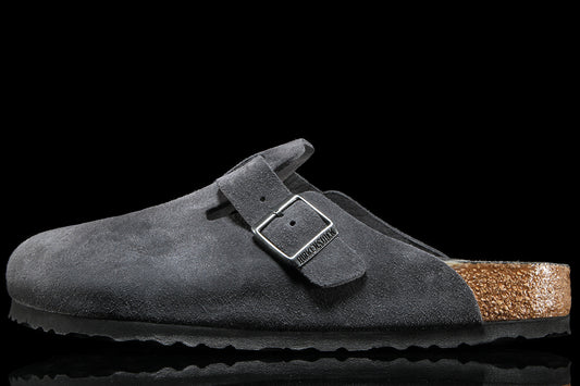 Birkenstock - Boston SFB
Style # 132080
Color : Charcoal