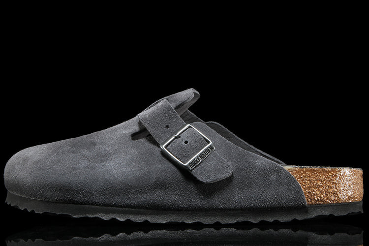 Birkenstock - Boston SFB
Style # 132080
Color : Charcoal