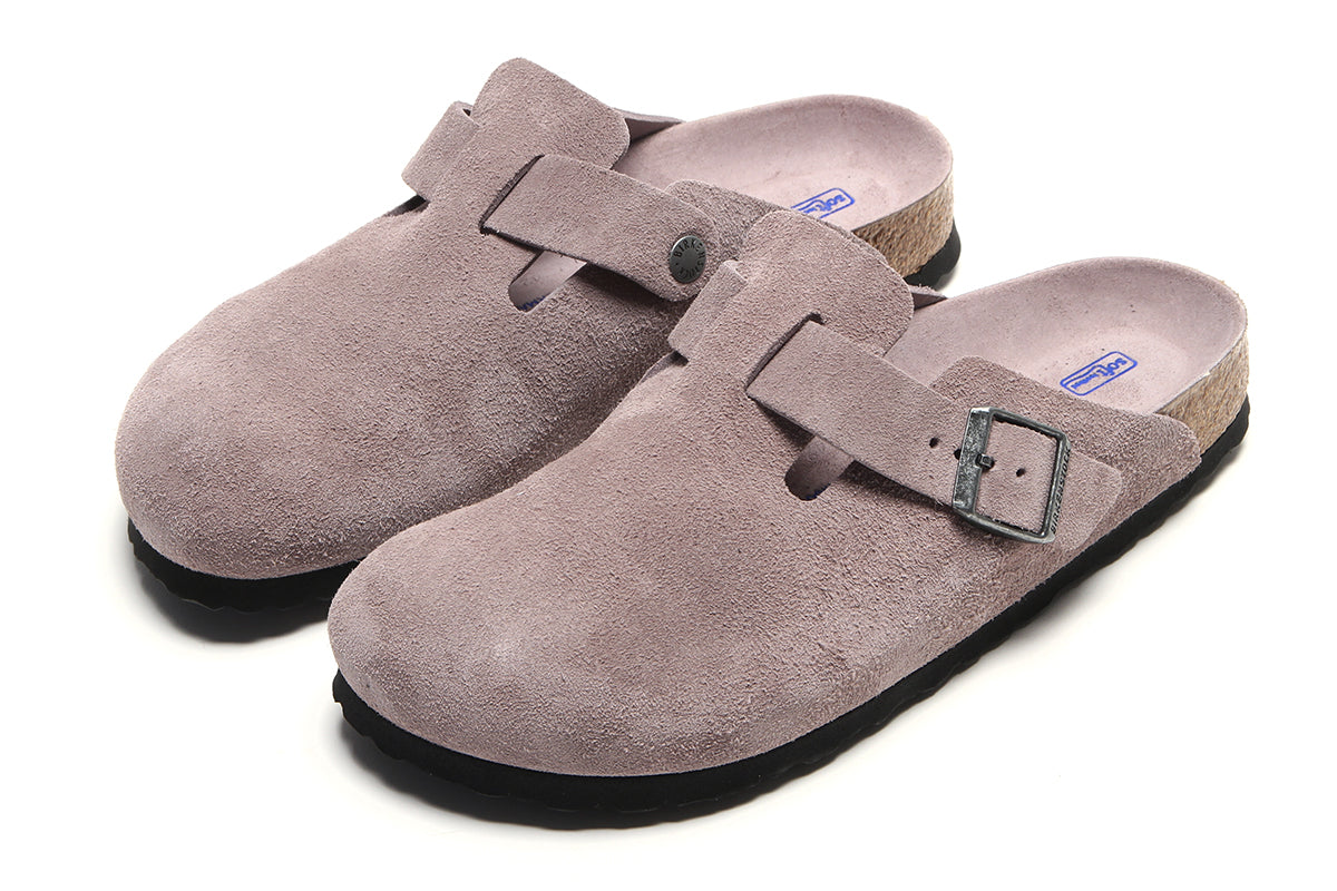 Birkenstock - Boston SFB
Style # 1031624
Color : Faded Purple