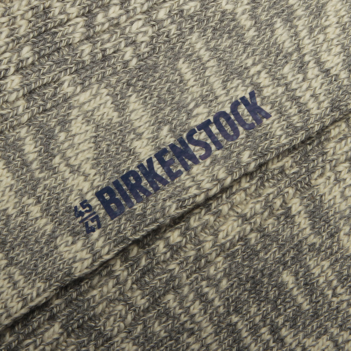 Birkenstock - Cotton Slub Sock
Color : Gray / White