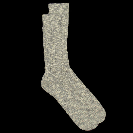 Birkenstock - Cotton Slub Sock
Color : Gray / White